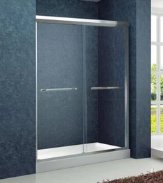 Ușa de sticlă glisantă cu panou dublu