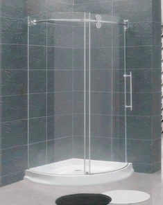 Glisă de duș cu cadran fără rame